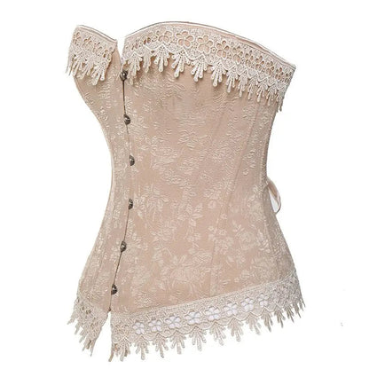 Lacy Bliss™ Model CT404 LORETTA LACE LINGERIE OVERBUST CORSET