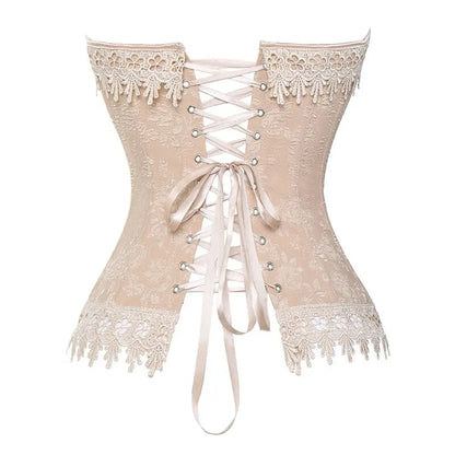 Lacy Bliss™ Model CT404 LORETTA LACE LINGERIE OVERBUST CORSET