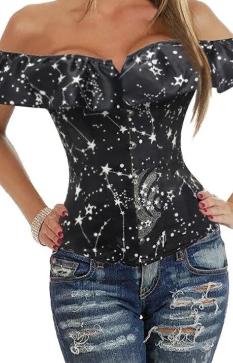 Lacy Bliss™ Model CT415 LORETTA LACE LINGERIE OVERBUST CORSET