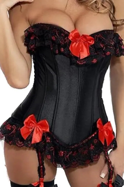 Lacy Bliss™ Model CT412 LORETTA LACE LINGERIE OVERBUST CORSET