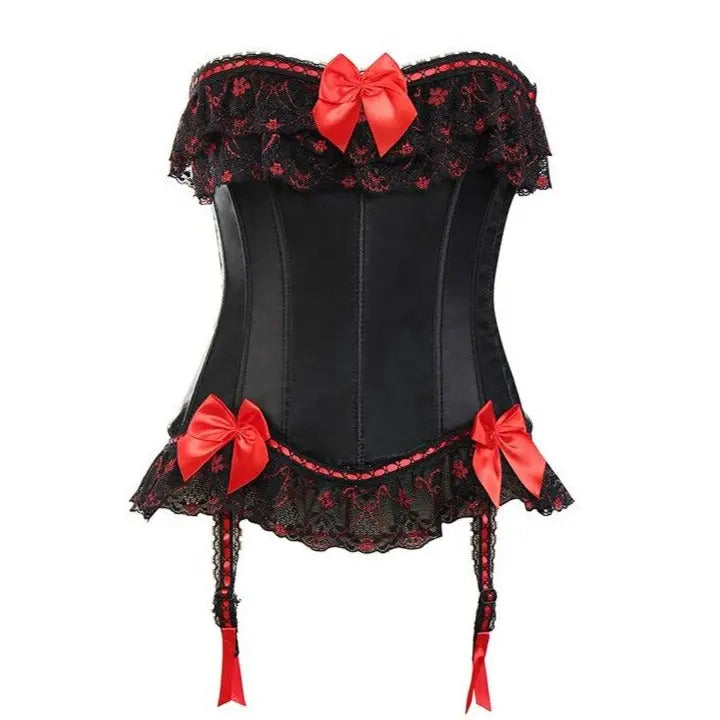 Lacy Bliss™ Model CT412 LORETTA LACE LINGERIE OVERBUST CORSET