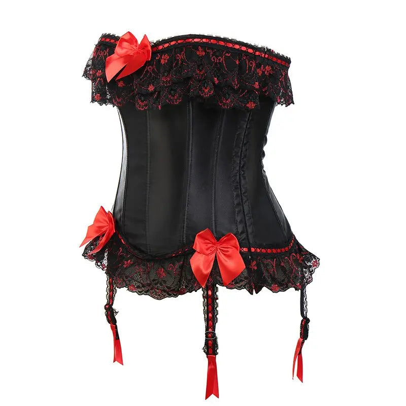 Lacy Bliss™ Model CT412 LORETTA LACE LINGERIE OVERBUST CORSET