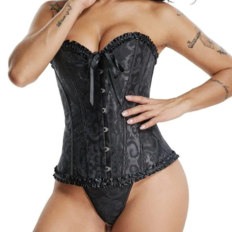 Lacy Bliss™ Model CD323 LORETTA LACE LINGERIE Corset Dress