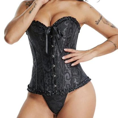 Lacy Bliss™ Model CD323 LORETTA LACE LINGERIE Corset Dress