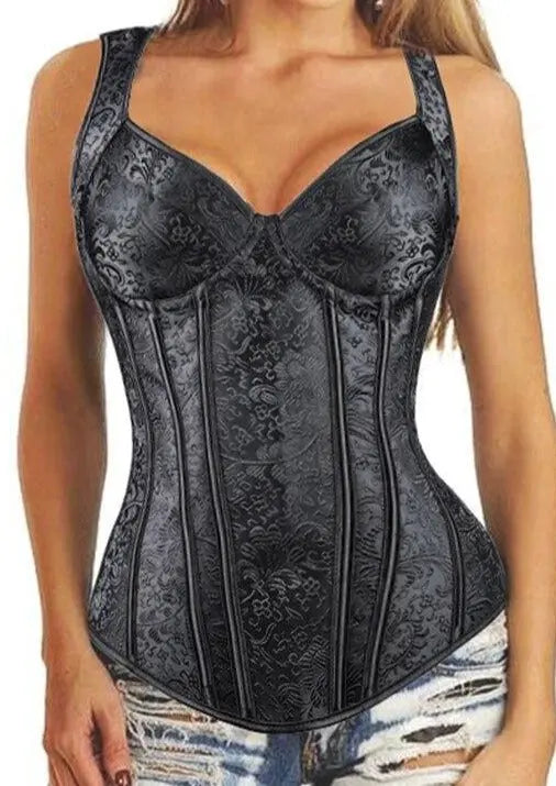 Lacy Bliss™ Model CT417 LORETTA LACE LINGERIE OVERBUST CORSET