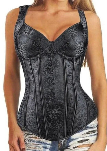 Lacy Bliss™ Model CT417 LORETTA LACE LINGERIE OVERBUST CORSET