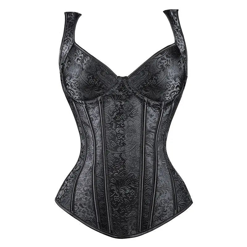 Lacy Bliss™ Model CT417 LORETTA LACE LINGERIE OVERBUST CORSET
