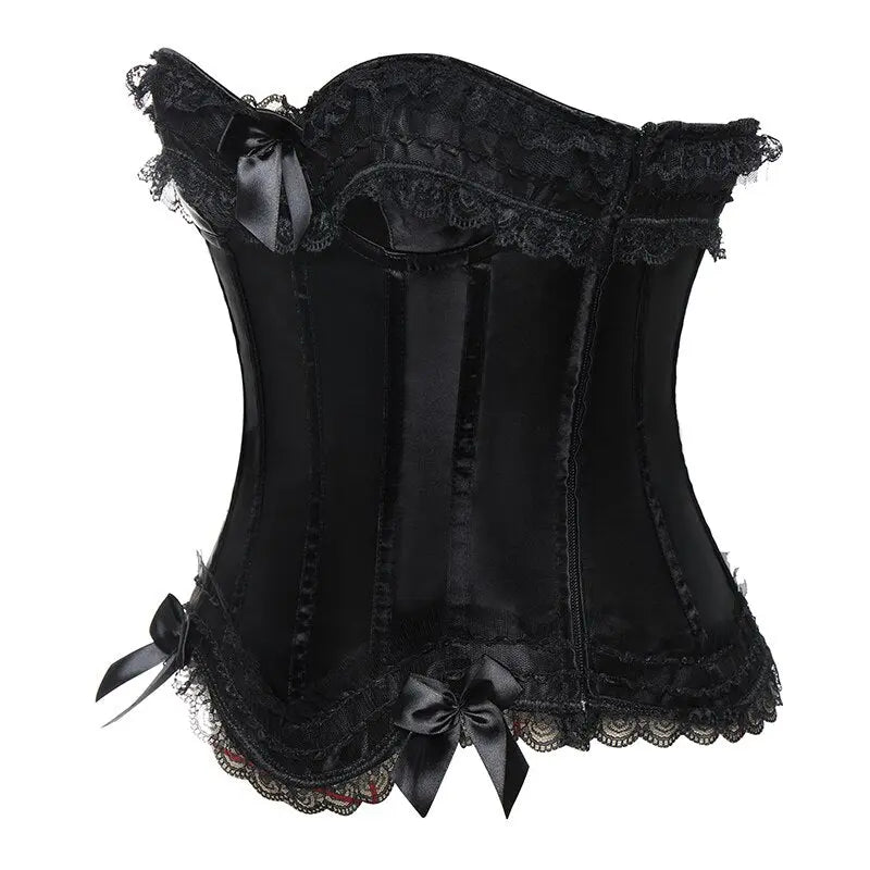 Lacy Bliss™ Model CT410 LORETTA LACE LINGERIE OVERBUST CORSET
