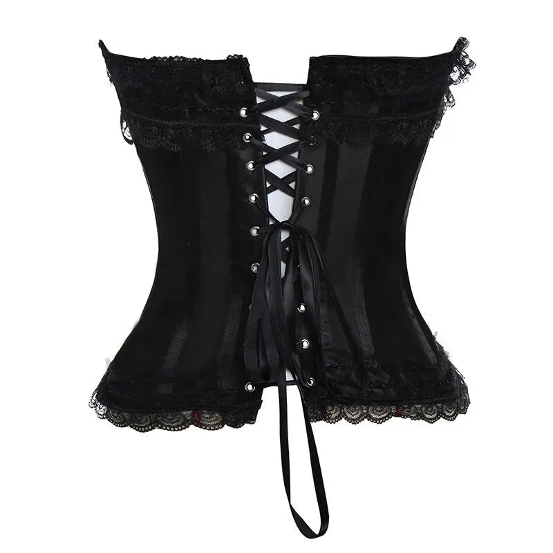 Lacy Bliss™ Model CT410 LORETTA LACE LINGERIE OVERBUST CORSET