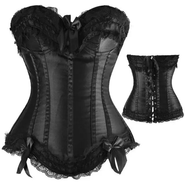 Lacy Bliss™ Model CT410 LORETTA LACE LINGERIE OVERBUST CORSET