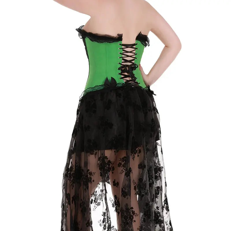 Lacy Bliss™ Model CT403 LORETTA LACE LINGERIE OVERBUST CORSET