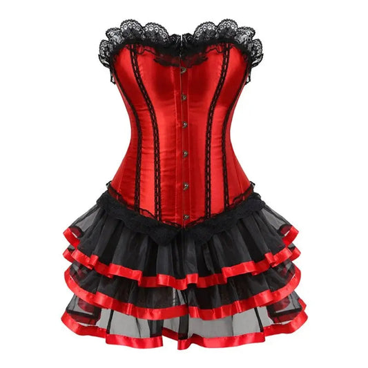 Lacy Bliss™ Model CD302 LORETTA LACE LINGERIE Corset Dress