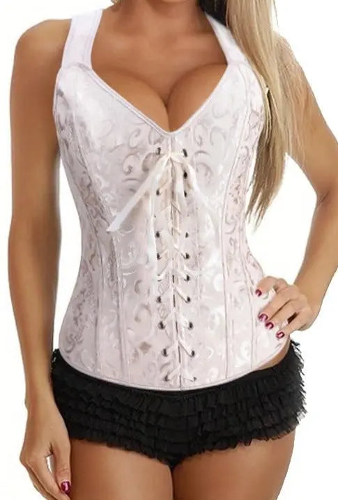 Lacy Bliss™ Model CT416 LORETTA LACE LINGERIE OVERBUST CORSET