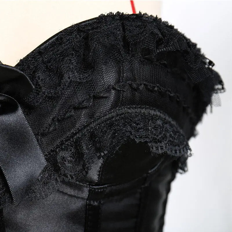 Lacy Bliss™ Model CT410 LORETTA LACE LINGERIE OVERBUST CORSET
