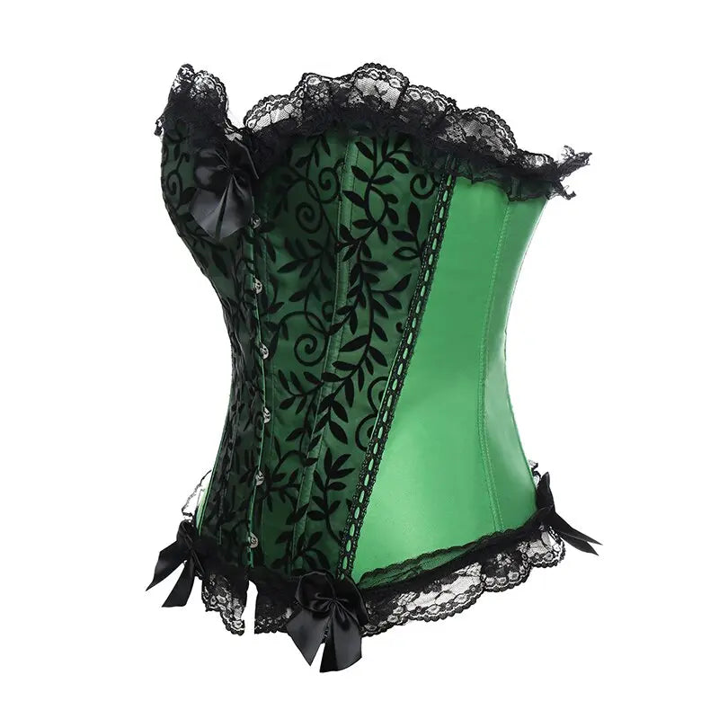 Lacy Bliss™ Model CT403 LORETTA LACE LINGERIE OVERBUST CORSET