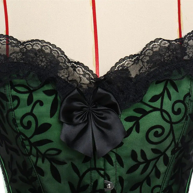 Lacy Bliss™ Model CT403 LORETTA LACE LINGERIE OVERBUST CORSET