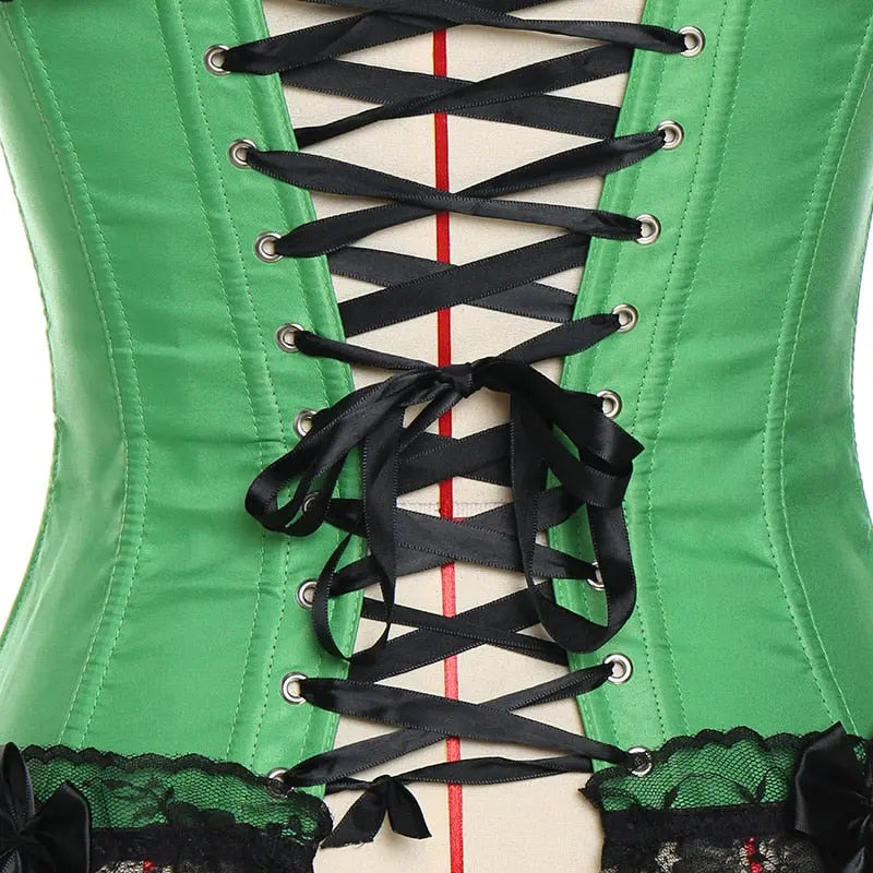 Lacy Bliss™ Model CT403 LORETTA LACE LINGERIE OVERBUST CORSET