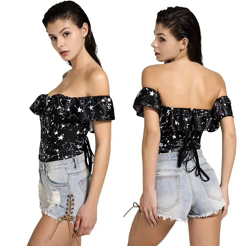 Lacy Bliss™ Model CT415 LORETTA LACE LINGERIE OVERBUST CORSET