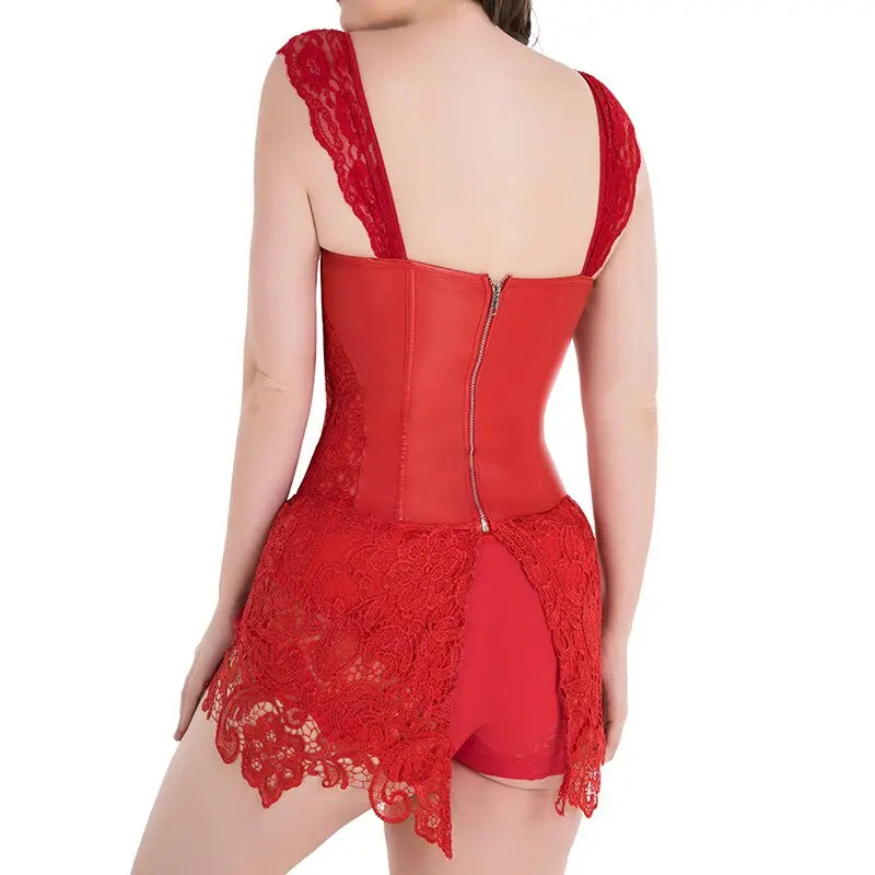 Lacy Bliss™ Model CD303 LORETTA LACE LINGERIE Corset Dress