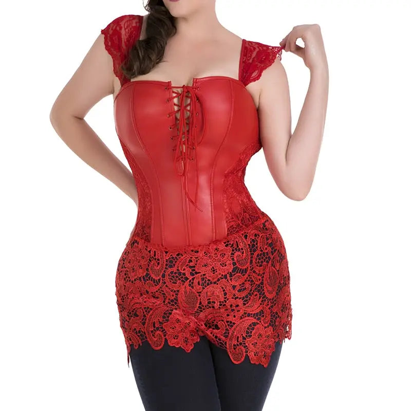 Lacy Bliss™ Model CD303 LORETTA LACE LINGERIE Corset Dress