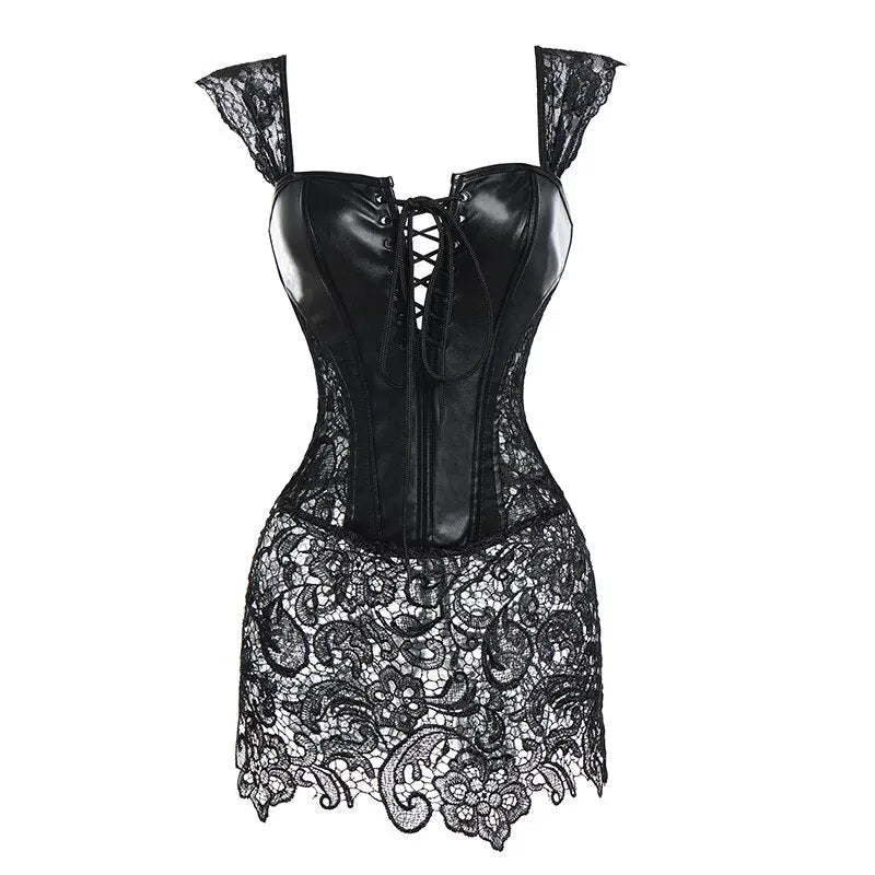 Lacy Bliss™ Model CD303 LORETTA LACE LINGERIE Corset Dress