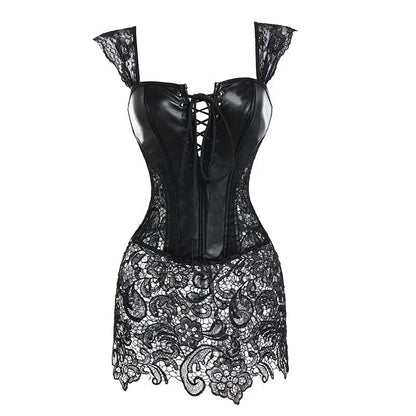Lacy Bliss™ Model CD303 LORETTA LACE LINGERIE Corset Dress
