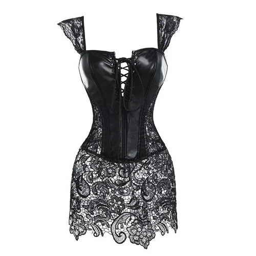 Lacy Bliss™ Model CD303 LORETTA LACE LINGERIE Corset Dress