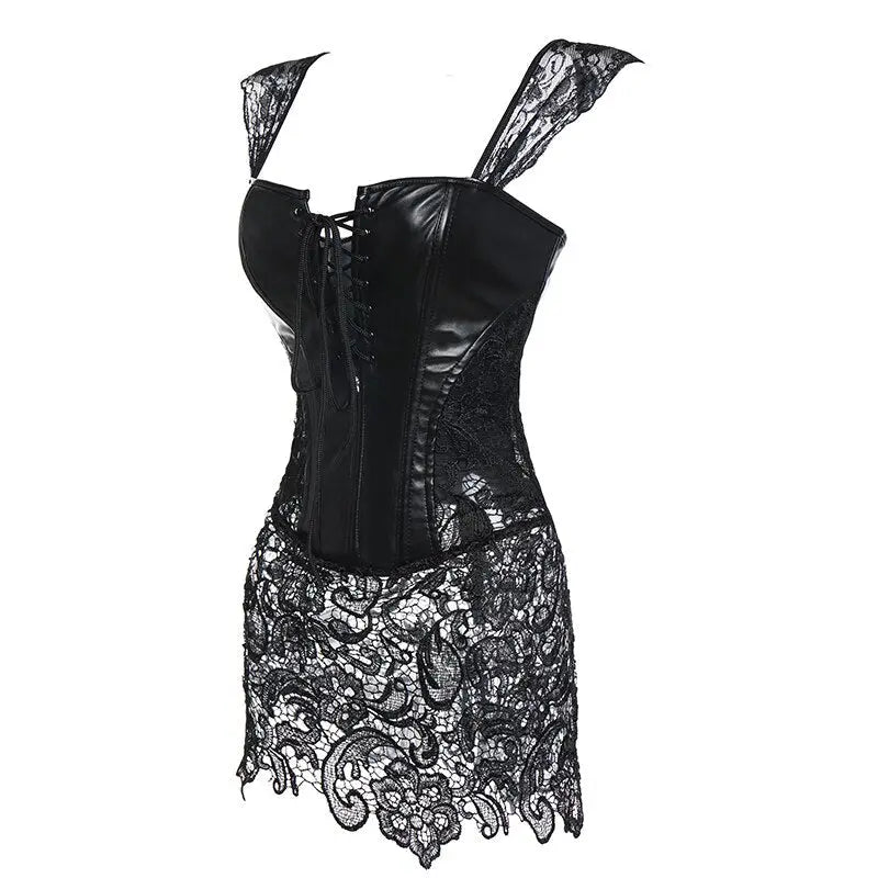 Lacy Bliss™ Model CD303 LORETTA LACE LINGERIE Corset Dress