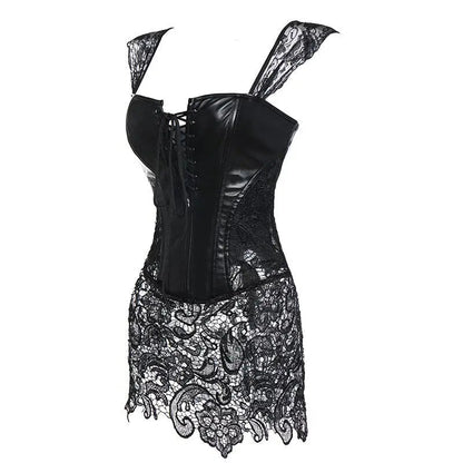 Lacy Bliss™ Model CD303 LORETTA LACE LINGERIE Corset Dress
