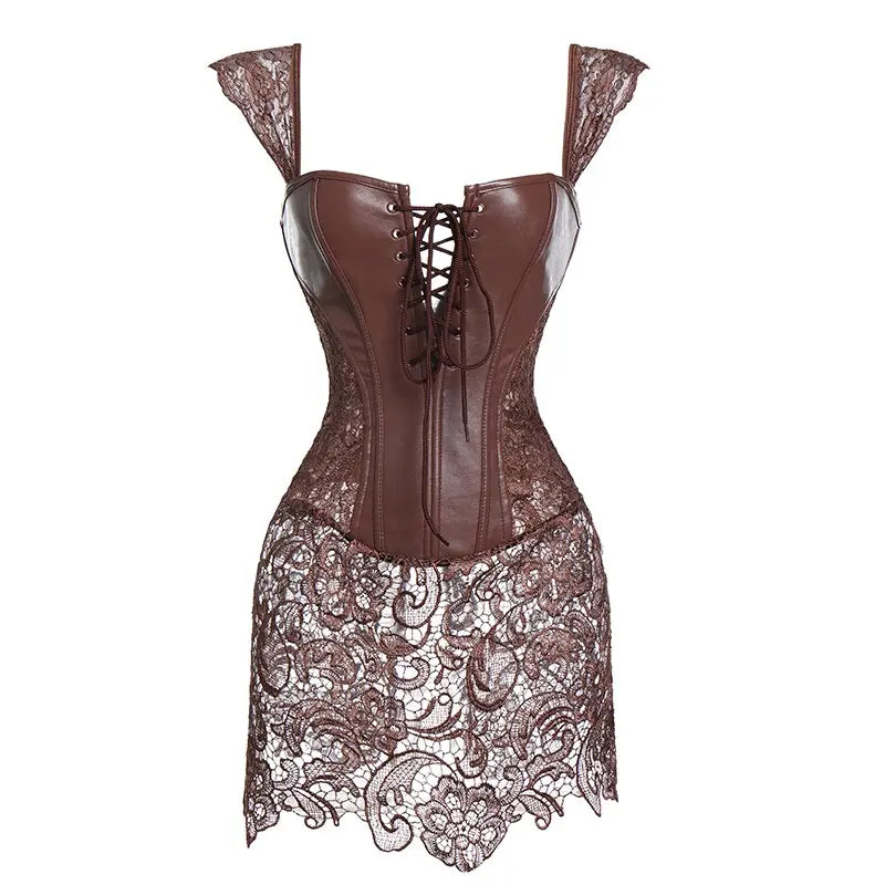 Lacy Bliss™ Model CD303 LORETTA LACE LINGERIE Corset Dress