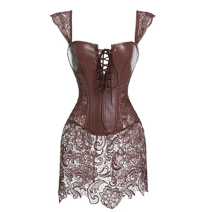 Lacy Bliss™ Model CD303 LORETTA LACE LINGERIE Corset Dress