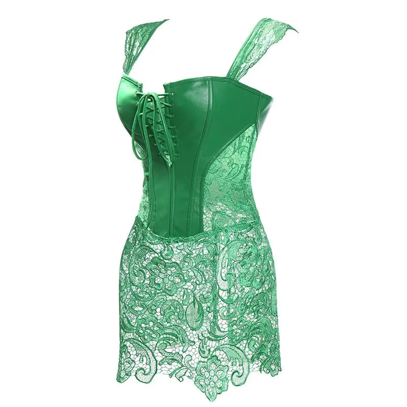 Lacy Bliss™ Model CD303 LORETTA LACE LINGERIE Corset Dress