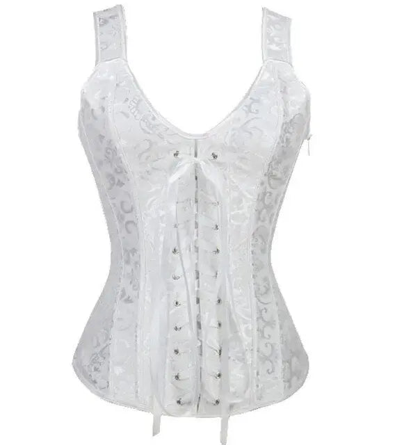 Lacy Bliss™ Model CT447 LORETTA LACE LINGERIE OVERBUST CORSET