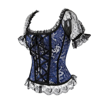Lacy Bliss™ Model CT442 LORETTA LACE LINGERIE OVERBUST CORSET