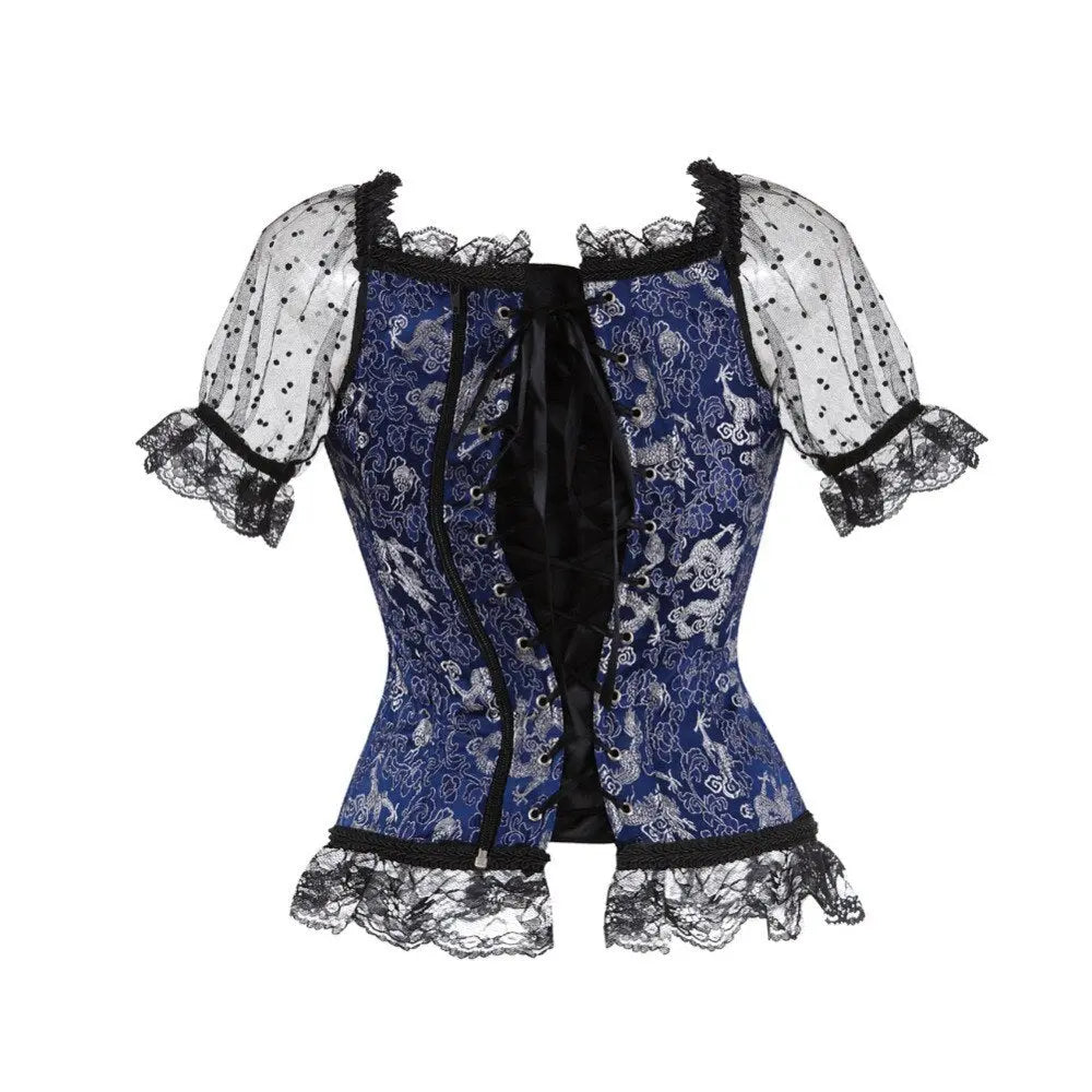 Lacy Bliss™ Model CT442 LORETTA LACE LINGERIE OVERBUST CORSET