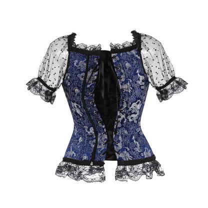 Lacy Bliss™ Model CT442 LORETTA LACE LINGERIE OVERBUST CORSET