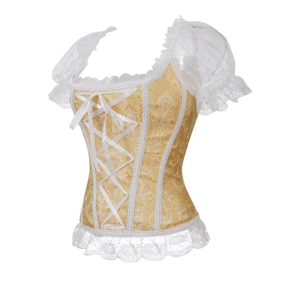 Lacy Bliss™ Model CT442 LORETTA LACE LINGERIE OVERBUST CORSET