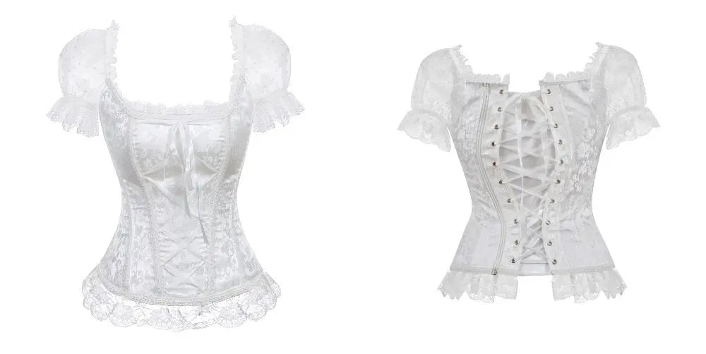 Lacy Bliss™ Model CT442 LORETTA LACE LINGERIE OVERBUST CORSET