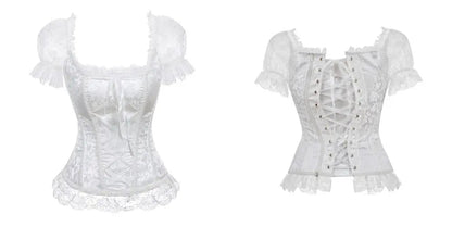 Lacy Bliss™ Model CT442 LORETTA LACE LINGERIE OVERBUST CORSET