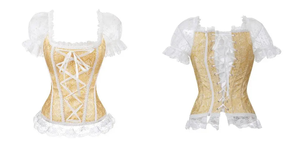 Lacy Bliss™ Model CT442 LORETTA LACE LINGERIE OVERBUST CORSET