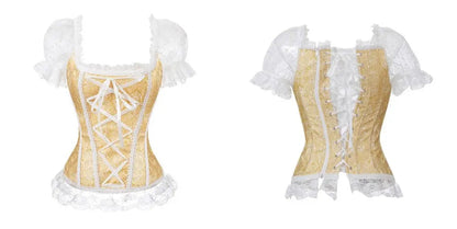 Lacy Bliss™ Model CT442 LORETTA LACE LINGERIE OVERBUST CORSET