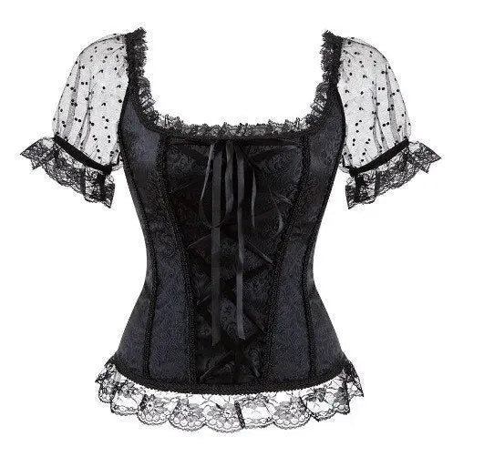 Lacy Bliss™ Model CT442 LORETTA LACE LINGERIE OVERBUST CORSET