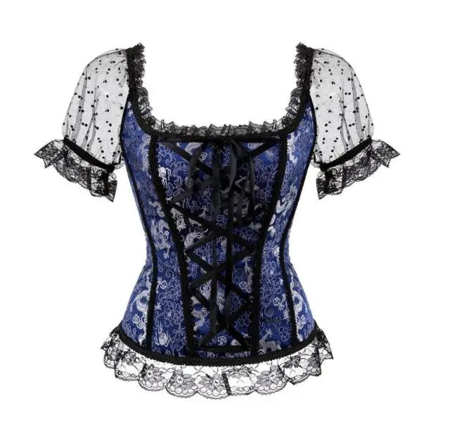 Lacy Bliss™ Model CT442 LORETTA LACE LINGERIE OVERBUST CORSET