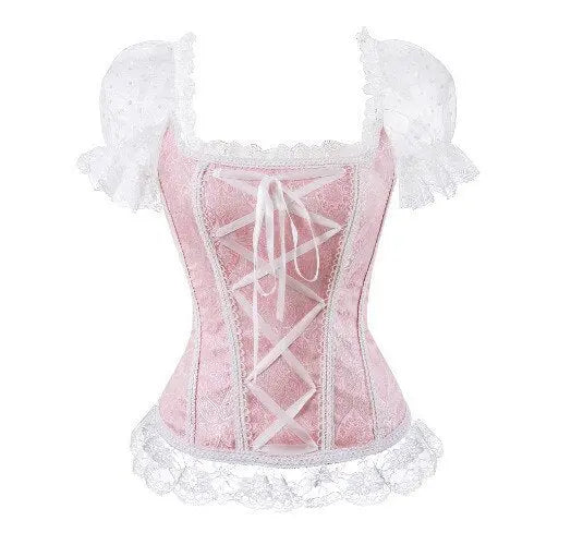 Lacy Bliss™ Model CT442 LORETTA LACE LINGERIE OVERBUST CORSET