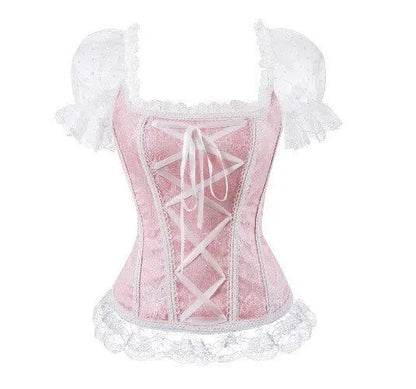 Lacy Bliss™ Model CT442 LORETTA LACE LINGERIE OVERBUST CORSET