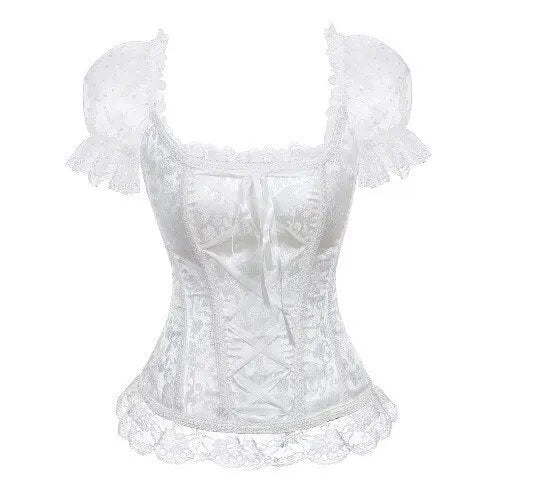 Lacy Bliss™ Model CT442 LORETTA LACE LINGERIE OVERBUST CORSET