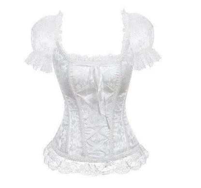Lacy Bliss™ Model CT442 LORETTA LACE LINGERIE OVERBUST CORSET