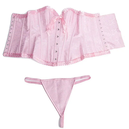 Lacy Bliss™ Model CT445 LORETTA LACE LINGERIE OVERBUST CORSET