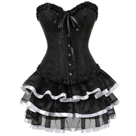 Lacy Bliss™ Model CD325 LORETTA LACE LINGERIE Corset Dress
