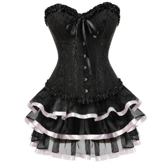 Lacy Bliss™ Model CD322 LORETTA LACE LINGERIE Corset Dress